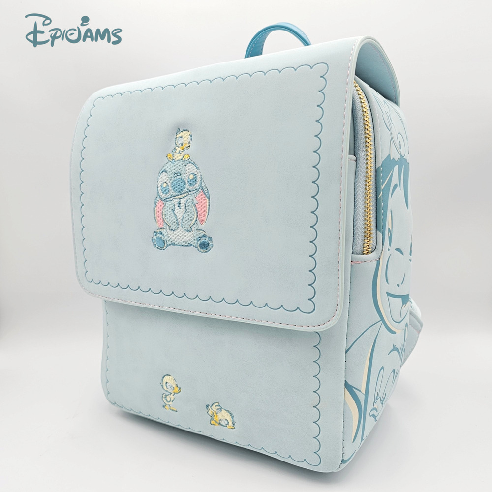 Loungefly Disney Lilo & Stitch Ducklings Buckle Mini Backpack - Picture 3 of 8